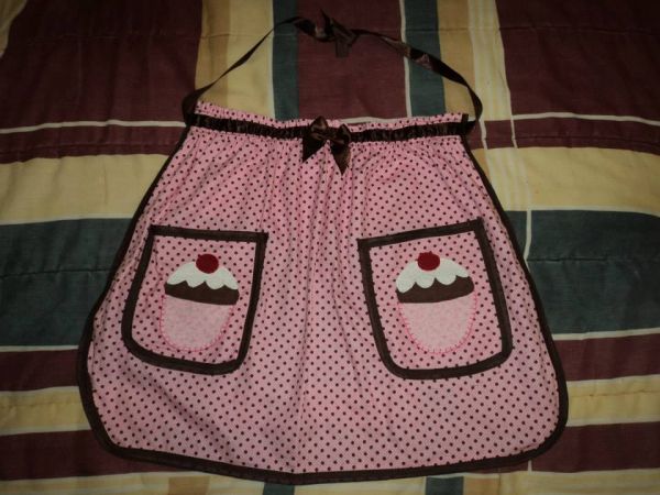 Avental de Cintura Cupcake - Rosa