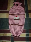 Puxa Saco de Cupcake - Rosa